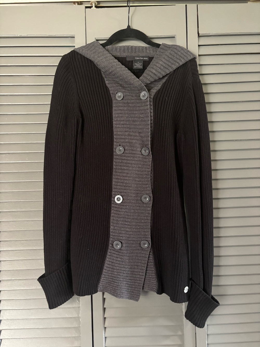 Calvin Klein Knit Sweater Cardigan with Buttons